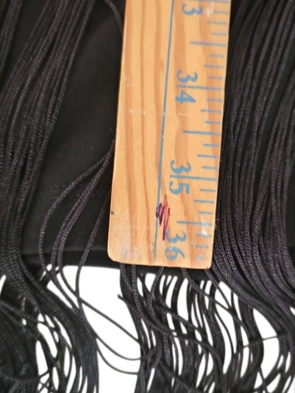 Arula Fringe Dress XL Black Western Glam Boho Festival Rodeo NWT Statement Piece - Picture 9 of 12